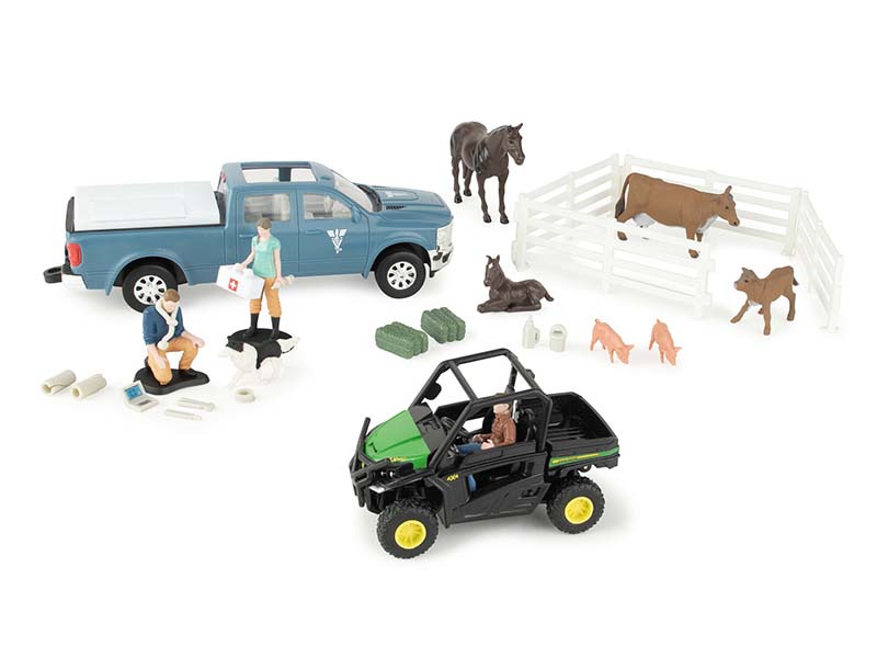 John Deere Veteranarian Playset Set (Big Farm Series) 1:32 Scale Model - ERTL 47552