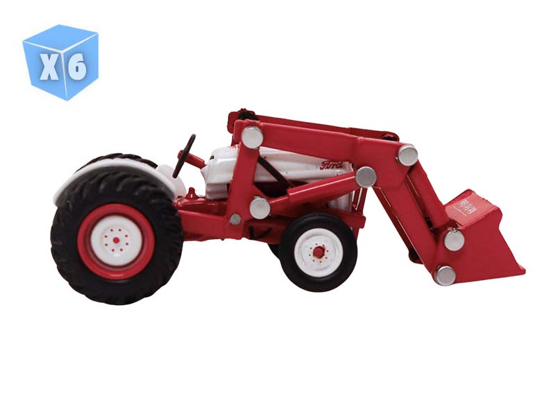 PRE-ORDER - 6 PACK 1952 Ford 8N – Red & White (Down on the Farm Series 11) Diecast 1:64 Scale Model - Greenlight 48110C