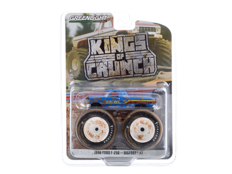 PRE-ORDER 1996 Ford F-250 Monster Truck - Bigfoot #7 (Kings of Crunch Series 7) Diecast 1:64 Scale Model - Greenlight 49070F