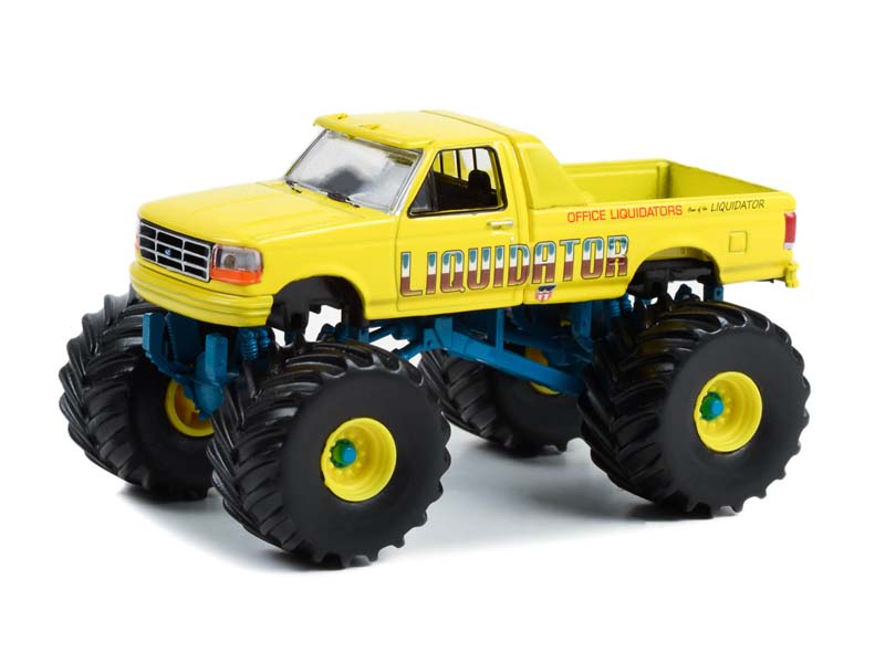 1992 Ford F-250 Monster Truck - Liquidator (Kings of Crunch) Series 12 Diecast 1:64 Scale Models - Greenlight 49120F