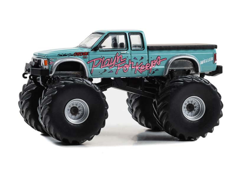 1990 GMC S-15 Monster Truck - Playin for Keeps (Kings of Crunch) Series 14 Diecast 1:64 Scale Models - Greenlight 49140E