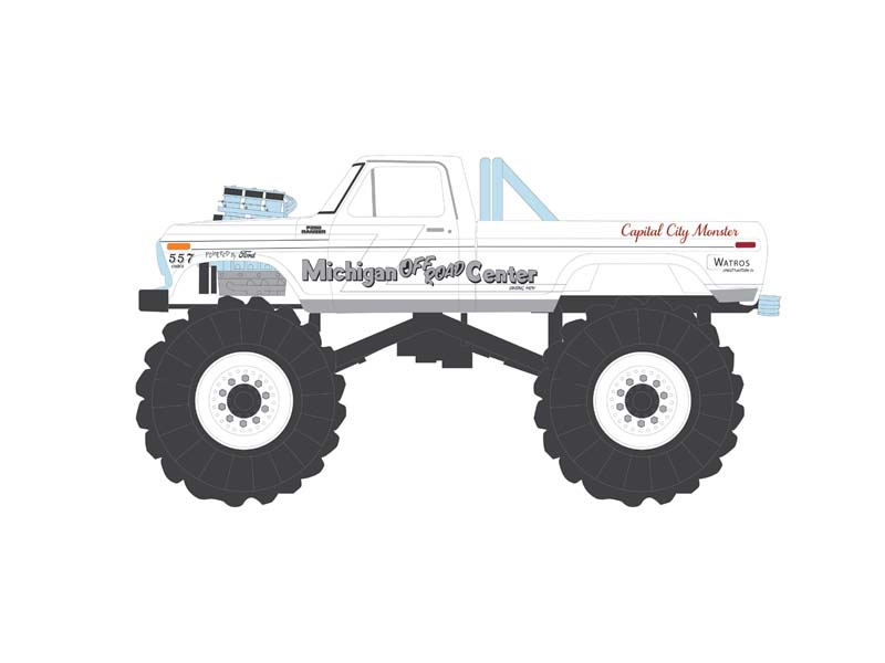 PRE-ORDER 1978 Ford F-250 - Capitol City Monster (Kings of Crunch Series 15) Diecast 1:64 Scale Models - Greenlight 49150A