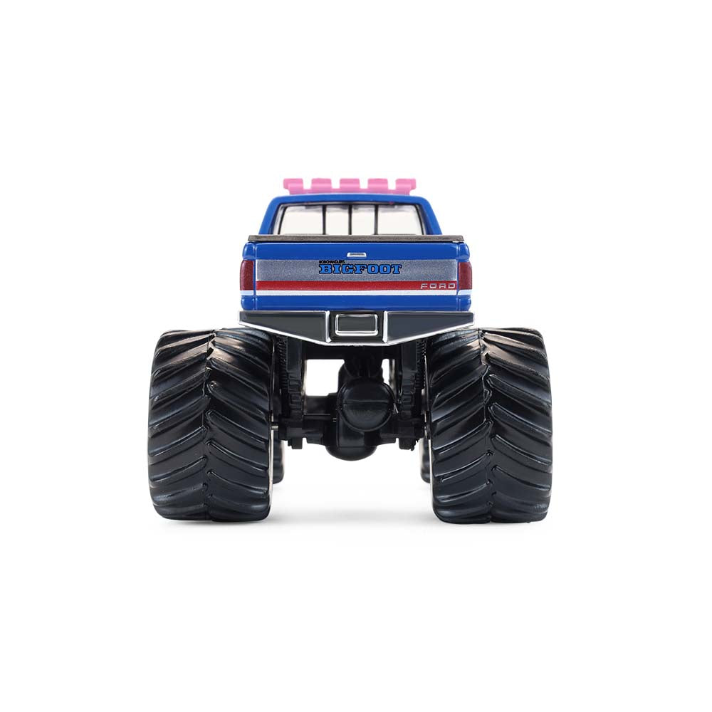 CHROME CHASE 1990 Ford F-350 Bigfoot #4 Monster Truck (Kings of Crunch Series 16) Diecast 1:64 Scale Model - Greenlight 49160D