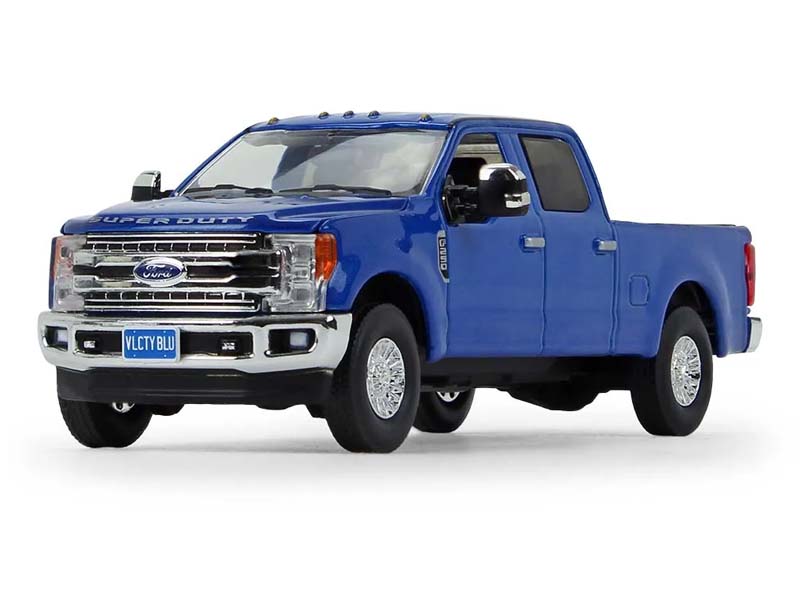 2017-2019 Ford F-250 Super Duty Pickup Velocity Blue - Diecast 1:50 Scale Model Truck - First Gear 50-3473