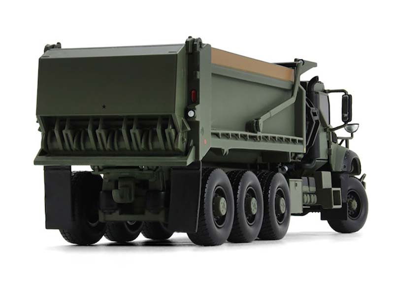 PRE-ORDER Mack Defense M917A3 Heavy Dump Truck - Green Diecast 1:50 Scale Model - First Gear 50-3493