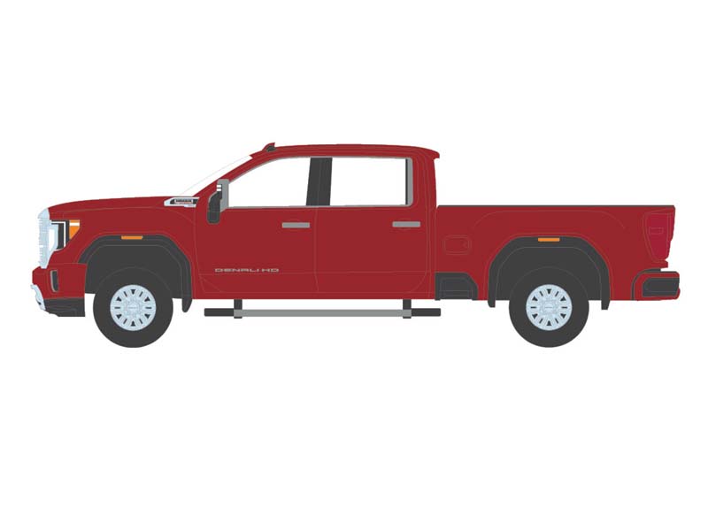 PRE-ORDER 48 COUNT CASE 2022 GMC Sierra 2500 Denali - Cayenne Red (Exclusive) Diecast 1:64 Scale Model - Karson Diecast Co. 51545A-48PKCASE
