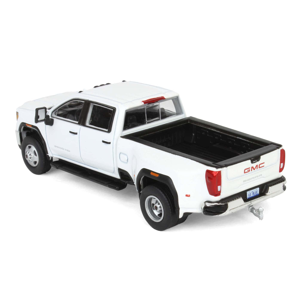 2022 GMC Sierra 3500HD Pro Dually - Summit White (Exclusive) Diecast 1:64 Scale Model - Karson Diecast Co. 51560A
