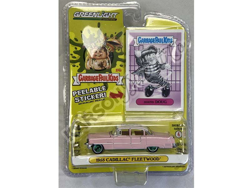 CHASE 1955 Cadillac Fleetwood Series 60 (Garbage Pail Kids) Series 4 Diecast 1:64 Model Car - Greenlight 54070A