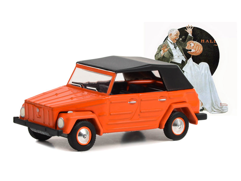 CHASE 1971 Volkswagen Thing (Type 181) - Trick or Treat (Norman Rockwell ) Series 5 Diecast 1:64 Scale Model - Greenlight 54080E