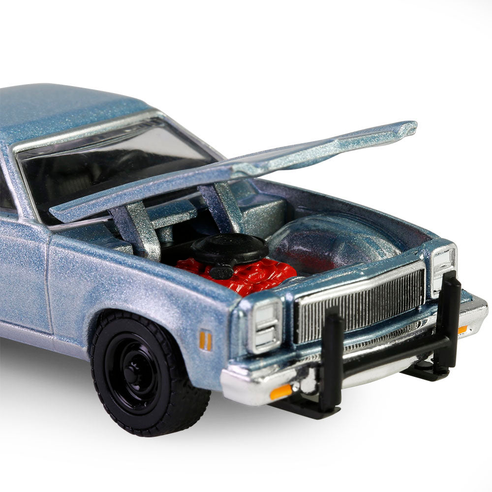 RAW CHASE  1977 Chevrolet Chevelle Malibu Classic - Sawyer Anything (Garbage Pail Kids Series 7) Diecast 1:64 Scale Model - Greenlight 54110E