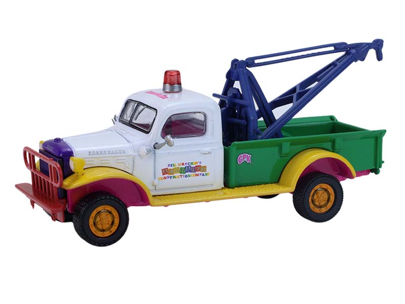 PRE-ORDER 1945 Dodge Power Wagon Wrecker - Wrecking Bill (Garbage Pail Kids Series 8) Diecast 1:64 Scale Model - Greenlight 54120C
