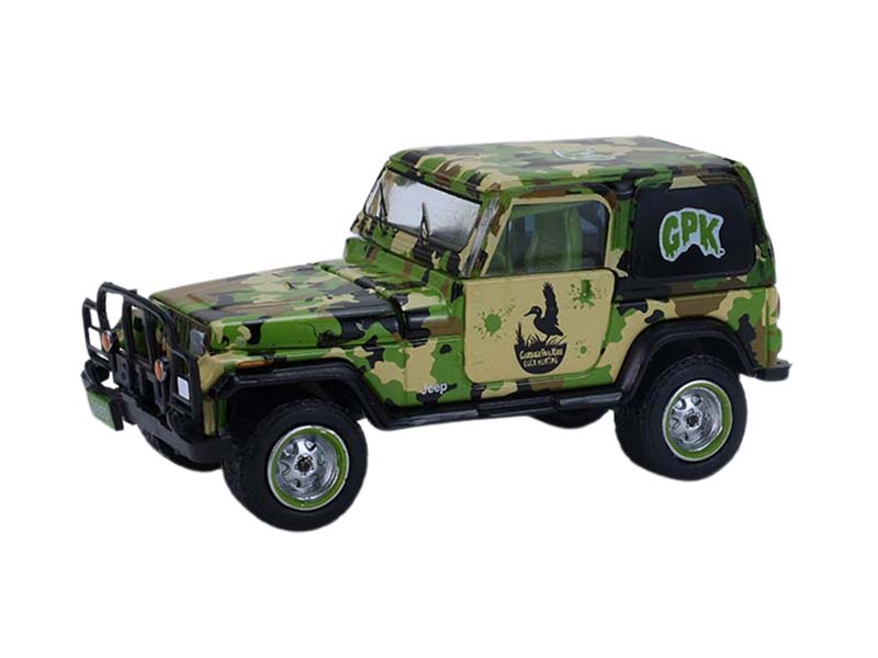 PRE-ORDER 1991 Jeep YJ – Duck Cal (Garbage Pail Kids Series 8) Diecast 1:64 Scale Model - Greenlight 54120E