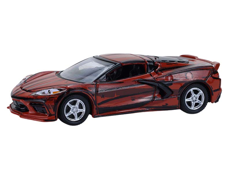 PRE-ORDER 2020 Chevrolet Corvette Coupe - Calamity Cale (Garbage Pail Kids Series 8) Diecast 1:64 Scale Model - Greenlight 54120F