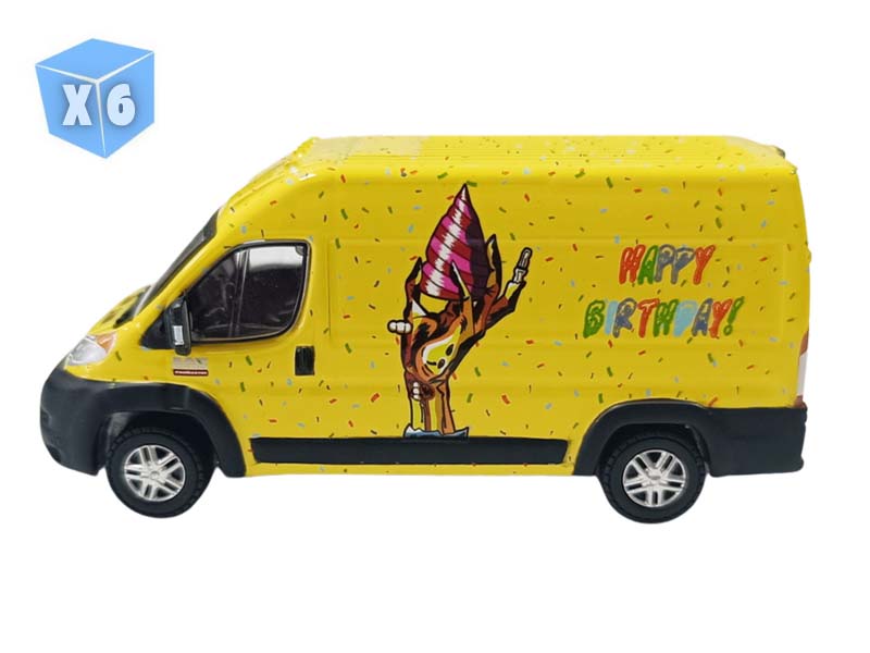 PRE-ORDER - 6 PACK 2019 Ram ProMaster 2500 - Dead Ted (Garbage Pail Kids Series 9 - 40th Anniversary) Diecast 1:64 Scale Model - Greenlight 54130B