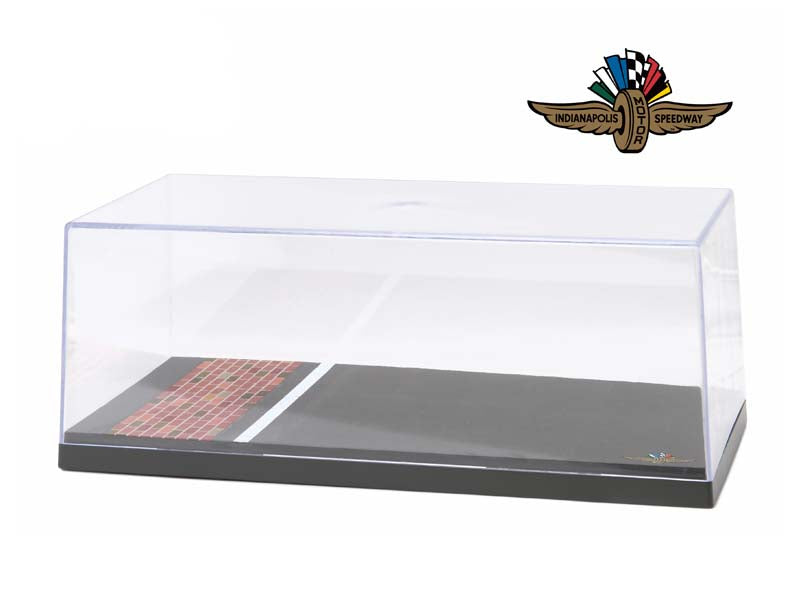 Acrylic Case w/ Plastic Base - Indianapolis Motor Speedway Yard of Bricks Special Edition 1:18 Scale Model Cars - Greenlight 55021