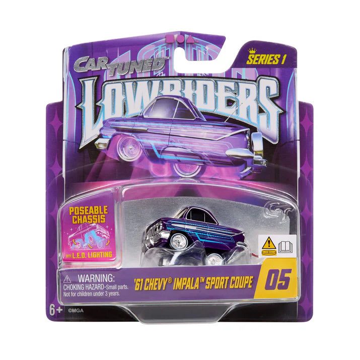 1961 Chevrolet Impala Sport Coupe Purple (Lowrider Show Glow Series 1 ...