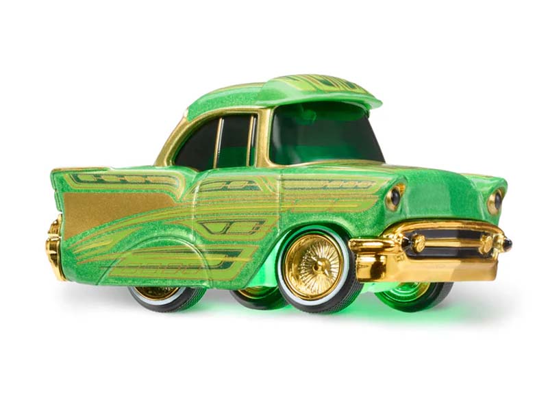 1957 Chevrolet Bel Air Green (Lowrider Show Glow Series 1) Diecast Sca ...