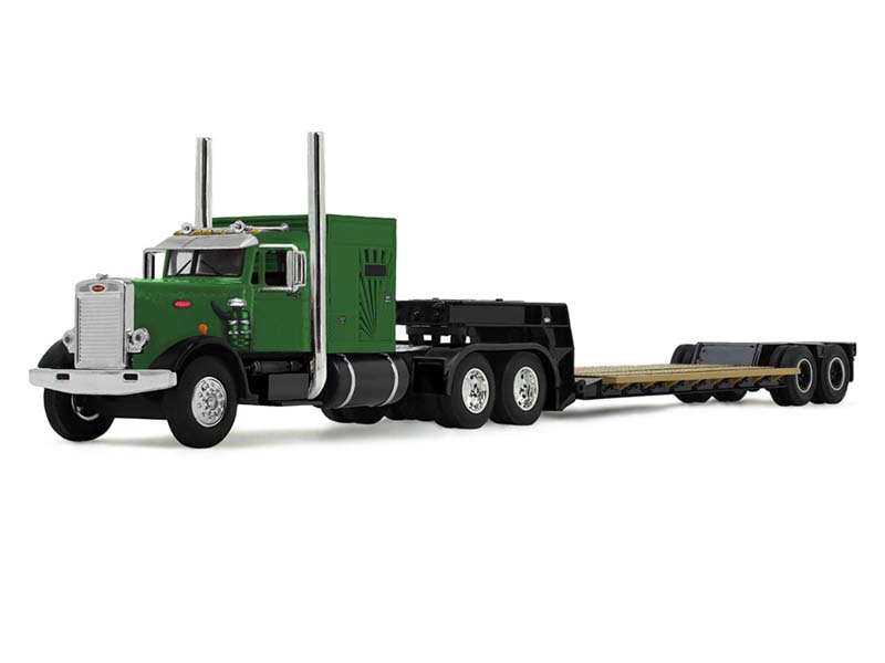 PRE-ORDER Peterbilt Model 351 w/ 60" Vintage Sleeper & Rogers Vintage Lowboy Trailer Diecast 1:64 Scale Model - DCP 60-2219