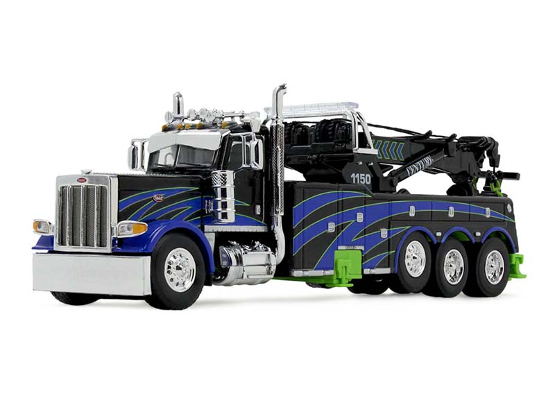PRE-ORDER Peterbilt Model 389 Day Cab w/ Miller Century Model 1150 Rotator Wrecker Diecast 1:64 Scale Model - DCP 60-2248