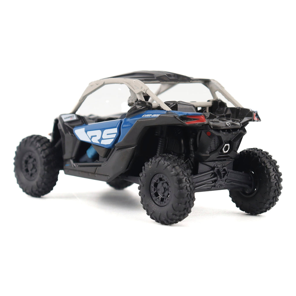 Can-Am Maverick X3 X rs Turbo RR - Intense Blue Carbon Black & Chalk Grey Diecast 1:32 Scale Model - Diecast Masters 60005