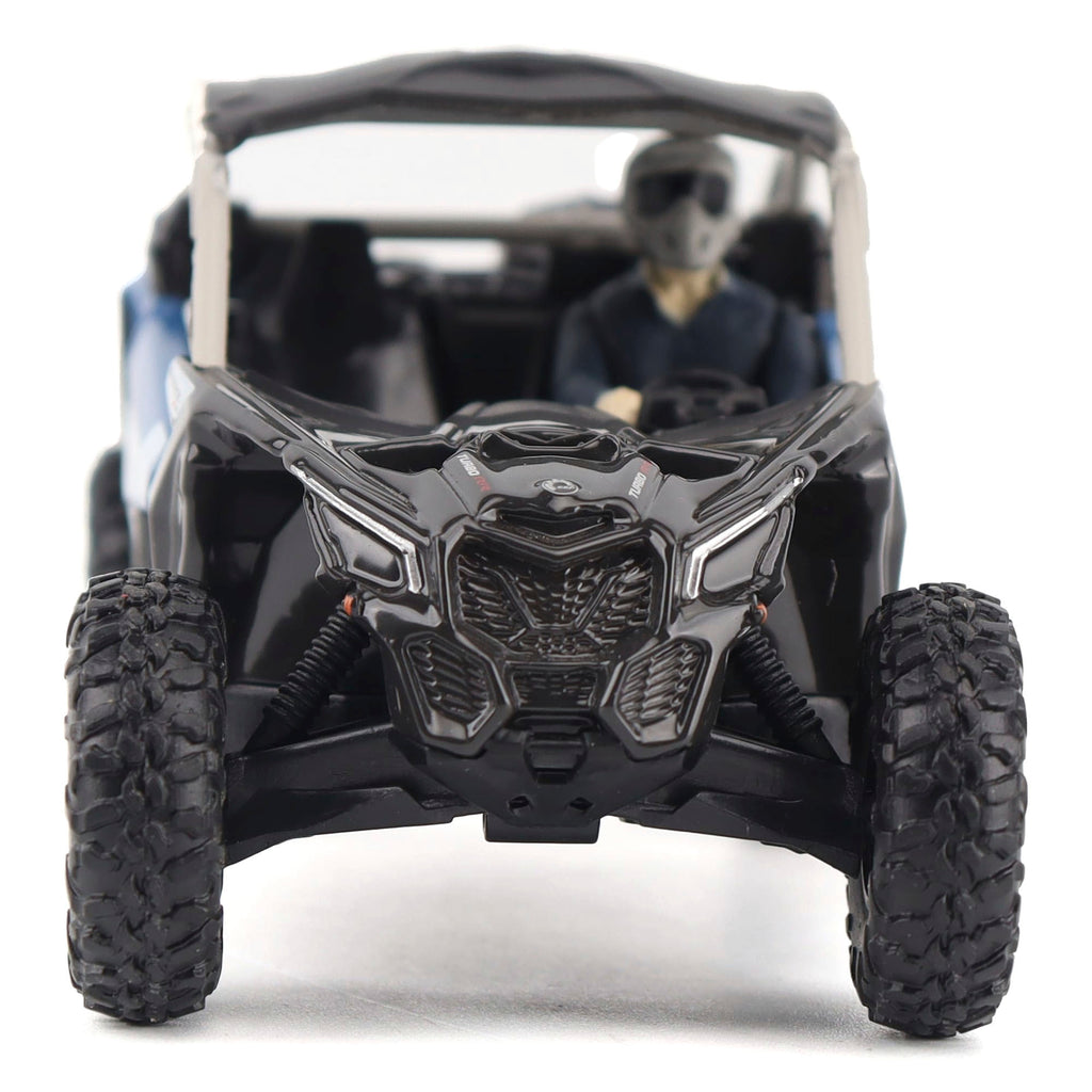 Can-Am Maverick X3 X rs Turbo RR - Intense Blue Carbon Black & Chalk Grey Diecast 1:32 Scale Model - Diecast Masters 60005