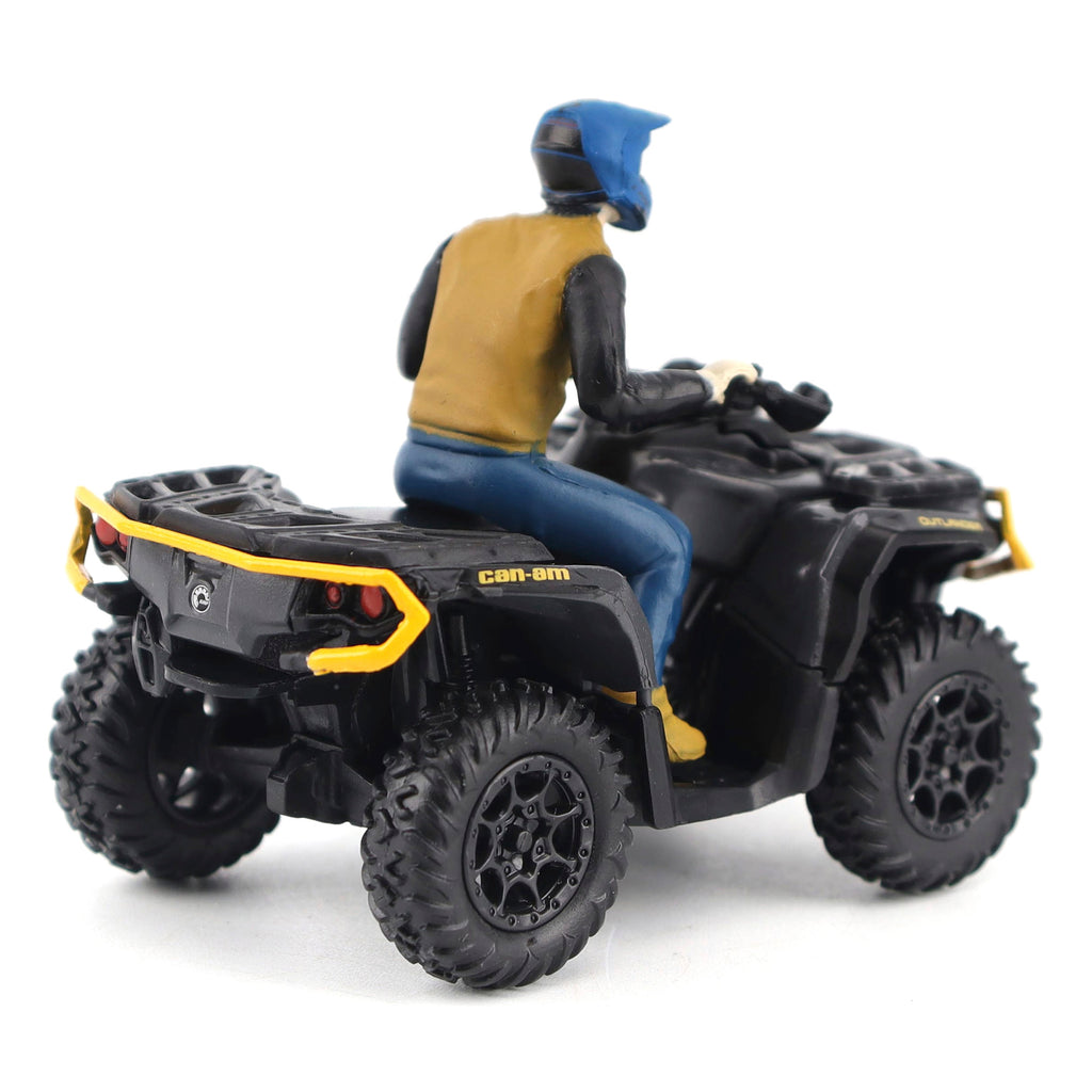 Can-Am Outlander XT-P 1000R Iron Gray, Black & Neo Yellow Diecast 1:32 Scale Model - Diecast Masters 60006