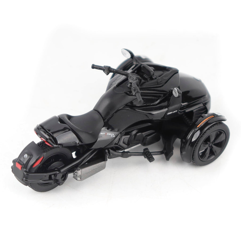 Can-Am Spyder F3 Steel Black Metallic Diecast 1:32 Scale Model - Diecast Masters 60018