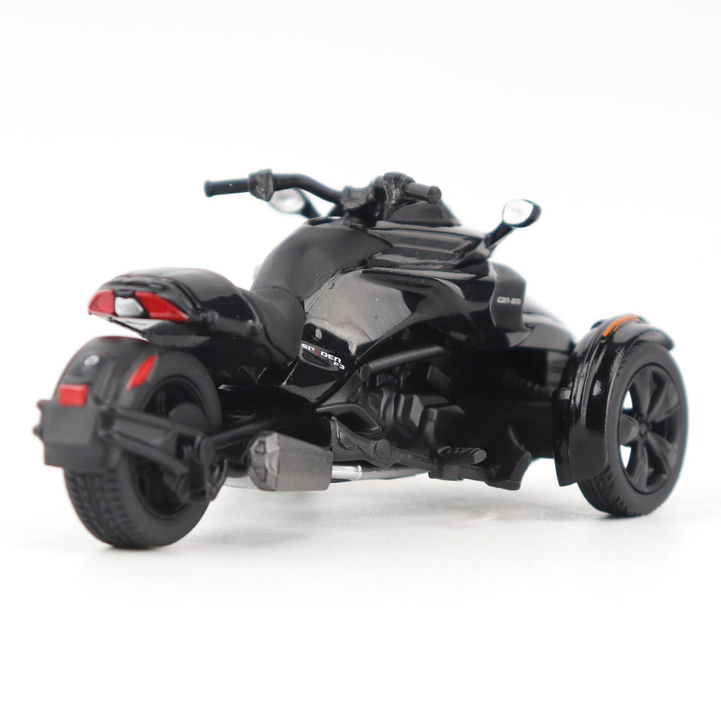 Can-Am Spyder F3 Steel Black Metallic Diecast 1:32 Scale Model - Diecast Masters 60018