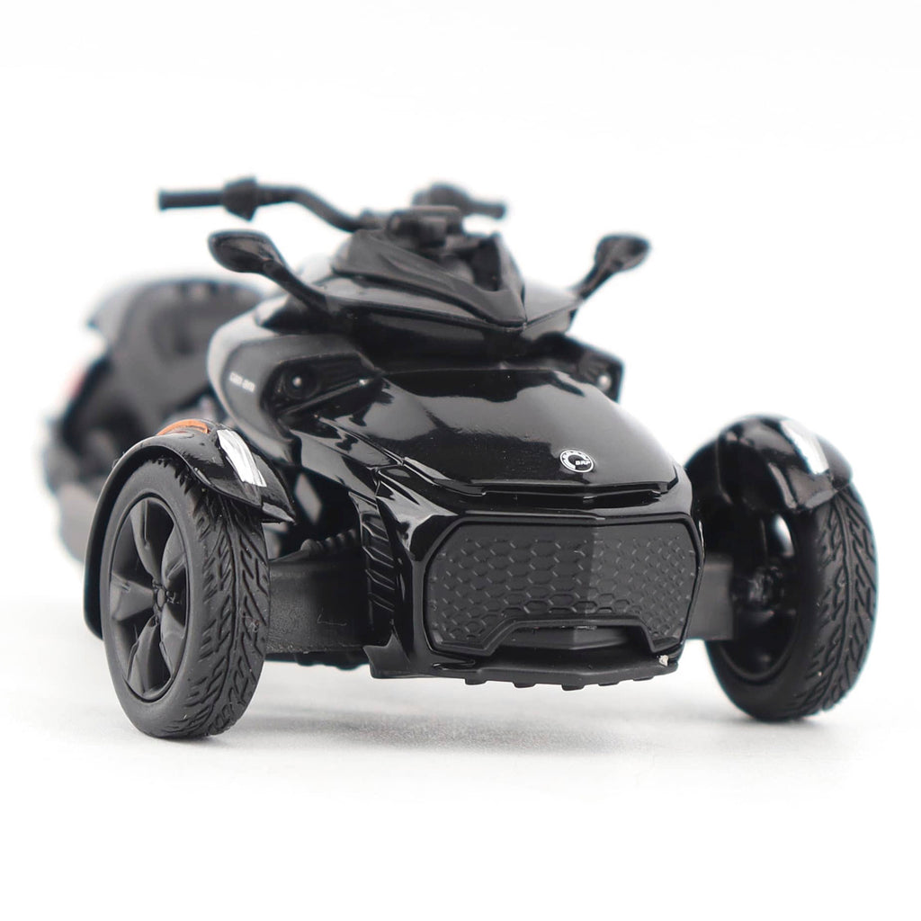 Can-Am Spyder F3 Steel Black Metallic Diecast 1:32 Scale Model - Diecast Masters 60018