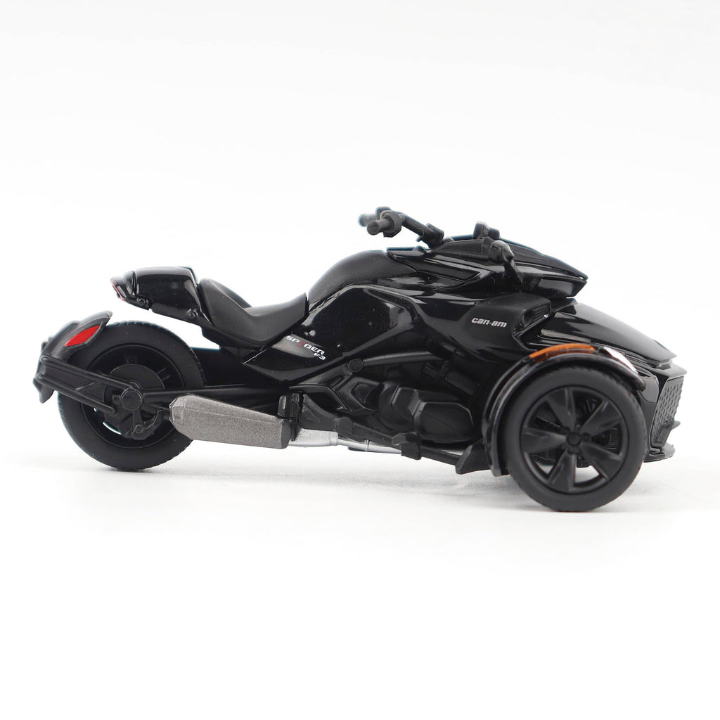 Can-Am Spyder F3 Steel Black Metallic Diecast 1:32 Scale Model - Diecast Masters 60018