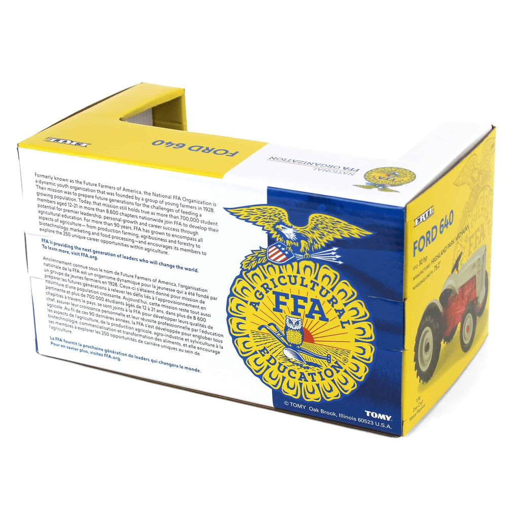 Ford 640 Tractor w/ FFA Logo Diecast 1:16 Scale Model - ERTL 61024