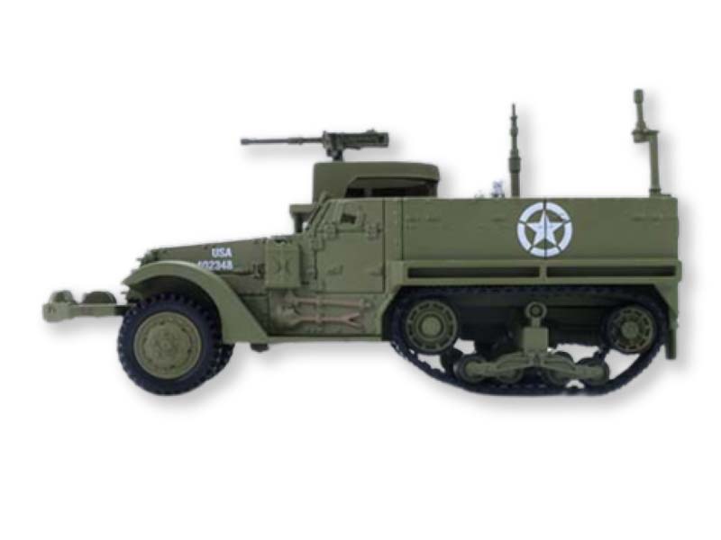 PRE-ORDER M3 Half-Track Personnel Carrier - U.S. Army WWII (Battalion 64 Series 6) Diecast 1:64 Scale Model - Greenlight 61060E