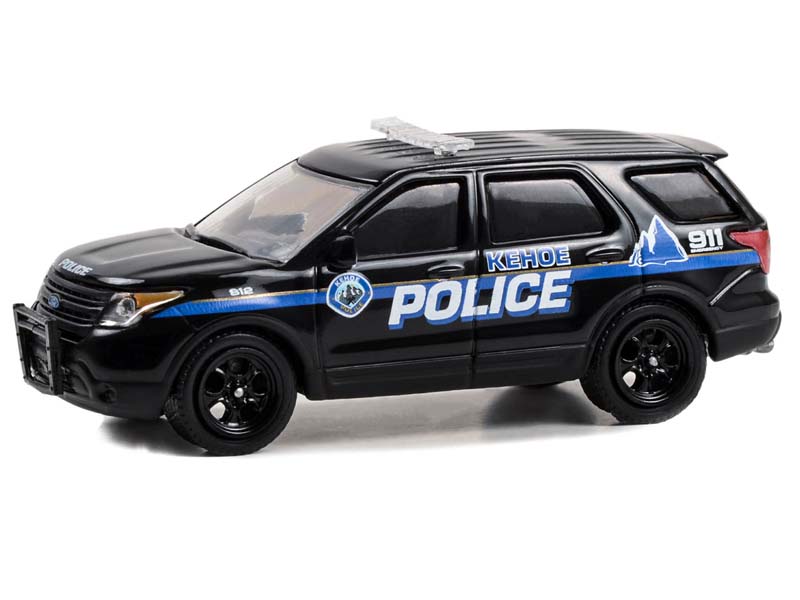 2013 Ford Police Interceptor Utility - Kehoe Police - Cold Pursuit 2019 (Hollywood) Series 40 Diecast 1:64 Scale Model - Greenlight 62010F