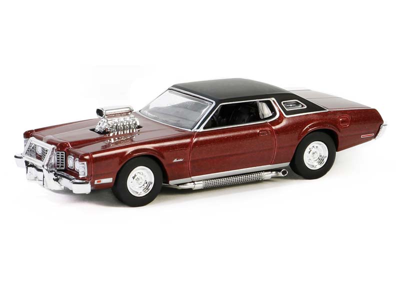 CHASE 1973 Ford Thunderbird w/ Supercharger - The Crow (Hollywood Series 41) Diecast 1:64 Scale Model - Greenlight 62020D