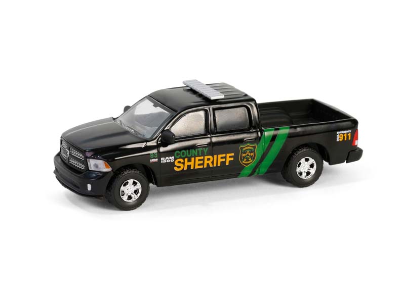 PRE-ORDER 2013 Ram 1500 – County Sheriff - Yellowstone (Hollywood Series 42) Diecast 1:64 Scale Model - Greenlight 62030A