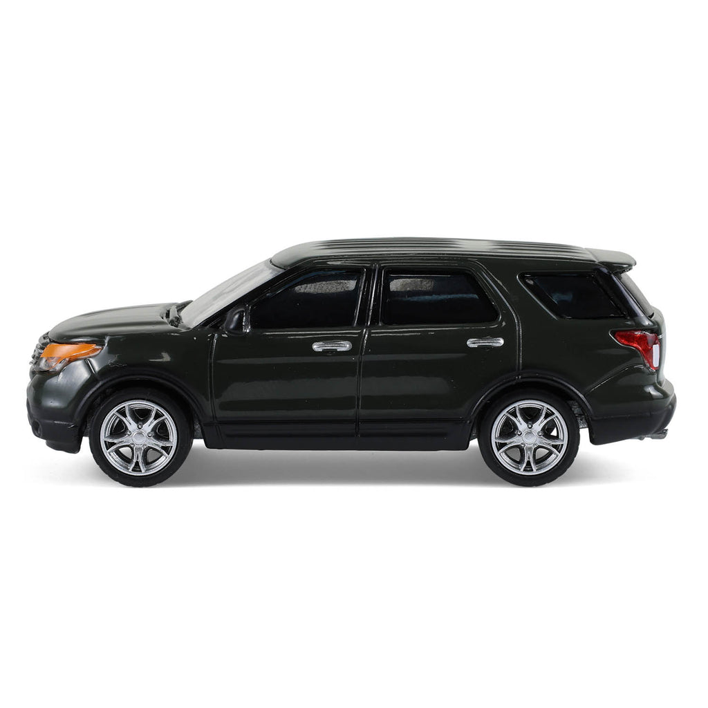 CHROME CHASE 2015 Ford Explorer - NCIS: New Orleans (Hollywood Series 43) Diecast 1:64 Scale Model - Greenlight 62040A