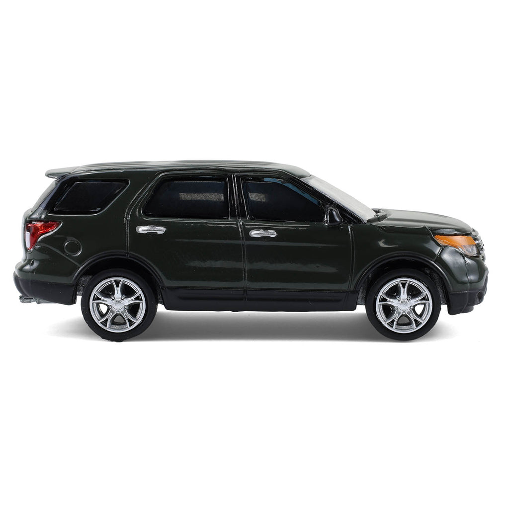 CHROME CHASE 2015 Ford Explorer - NCIS: New Orleans (Hollywood Series 43) Diecast 1:64 Scale Model - Greenlight 62040A