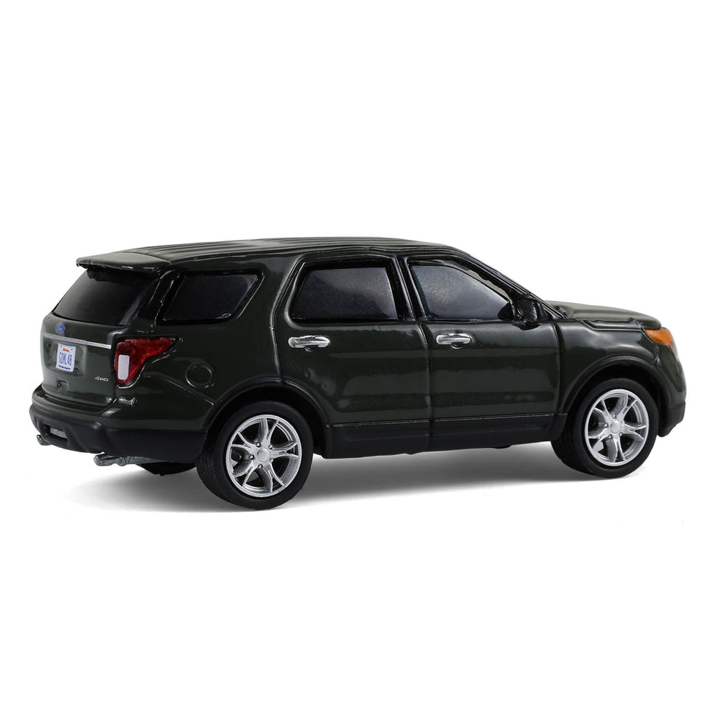 CHROME CHASE 2015 Ford Explorer - NCIS: New Orleans (Hollywood Series 43) Diecast 1:64 Scale Model - Greenlight 62040A