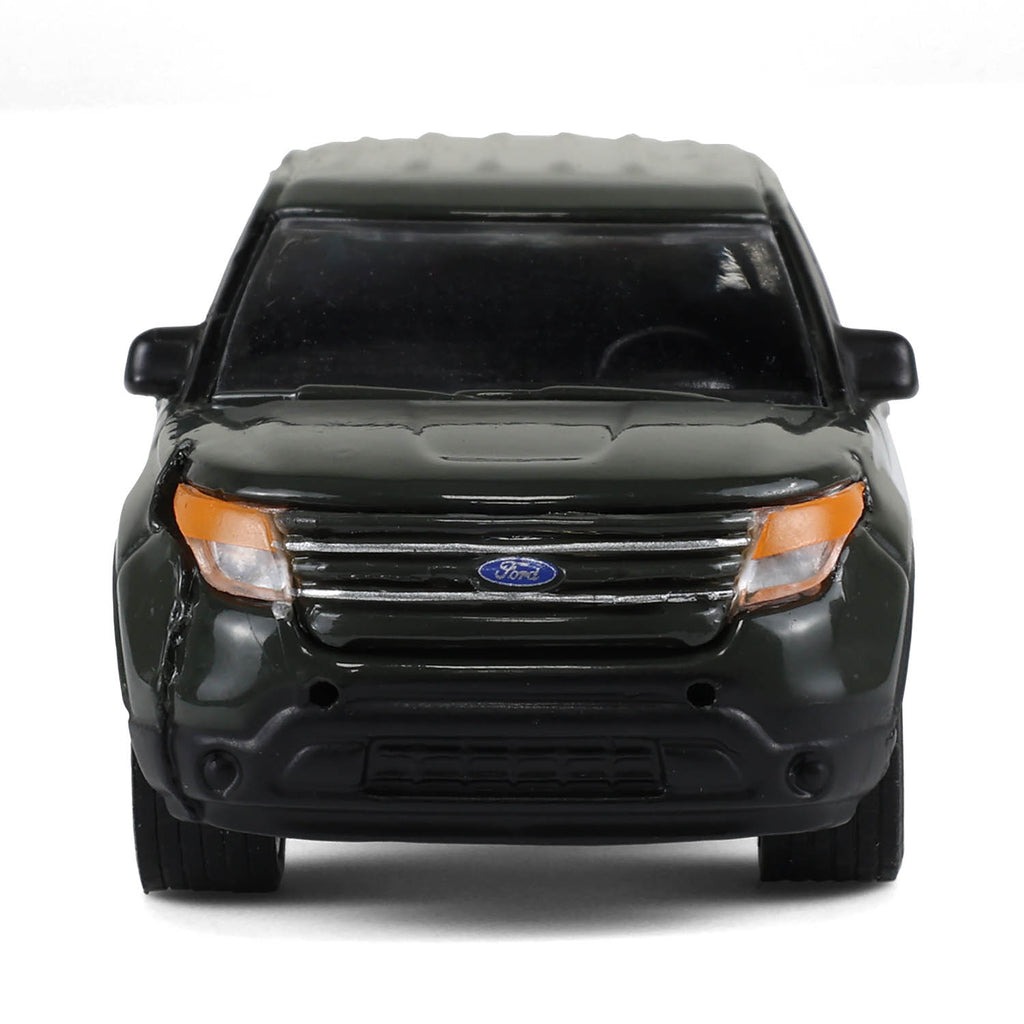 CHROME CHASE 2015 Ford Explorer - NCIS: New Orleans (Hollywood Series 43) Diecast 1:64 Scale Model - Greenlight 62040A