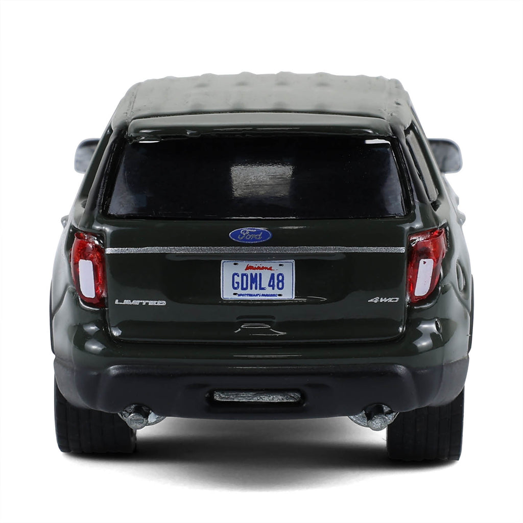 CHROME CHASE 2015 Ford Explorer - NCIS: New Orleans (Hollywood Series 43) Diecast 1:64 Scale Model - Greenlight 62040A