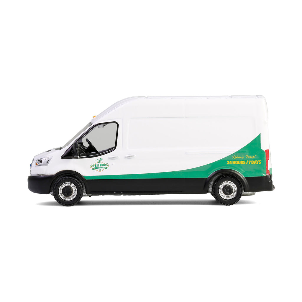 CHROME CHASE 2015 Ford Transit Cold Pursuit 2019 (Hollywood Series 43) Diecast 1:64 Scale Model - Greenlight 62040F