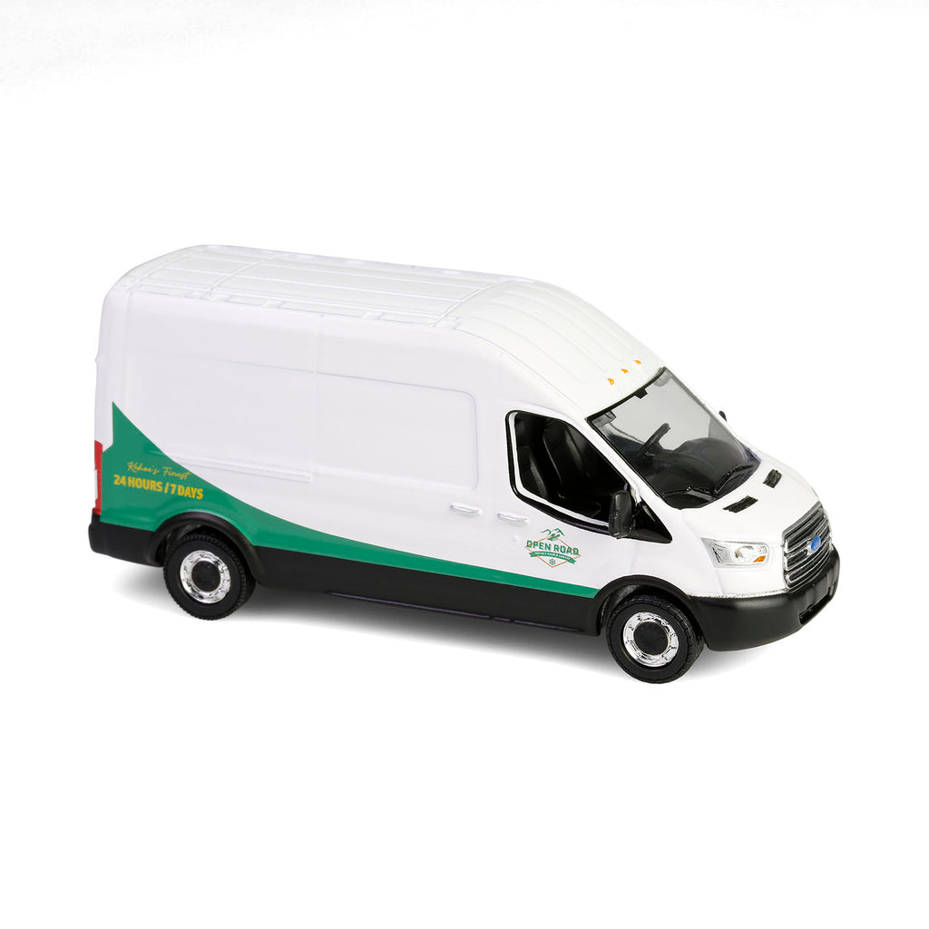 CHROME CHASE 2015 Ford Transit Cold Pursuit 2019 (Hollywood Series 43) Diecast 1:64 Scale Model - Greenlight 62040F