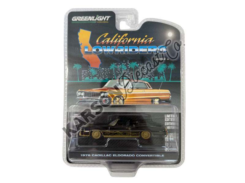 CHROME CHASE 1976 Cadillac Eldorado Convertible - Black