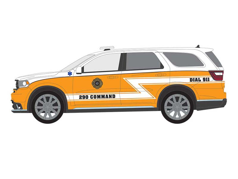 CHASE 2019 Dodge Durango - West Deer Township Volunteer Paramedic Pennsylvania (First Responders) Series 1 Diecast 1:64 Scale Model - Greenlight 67040D