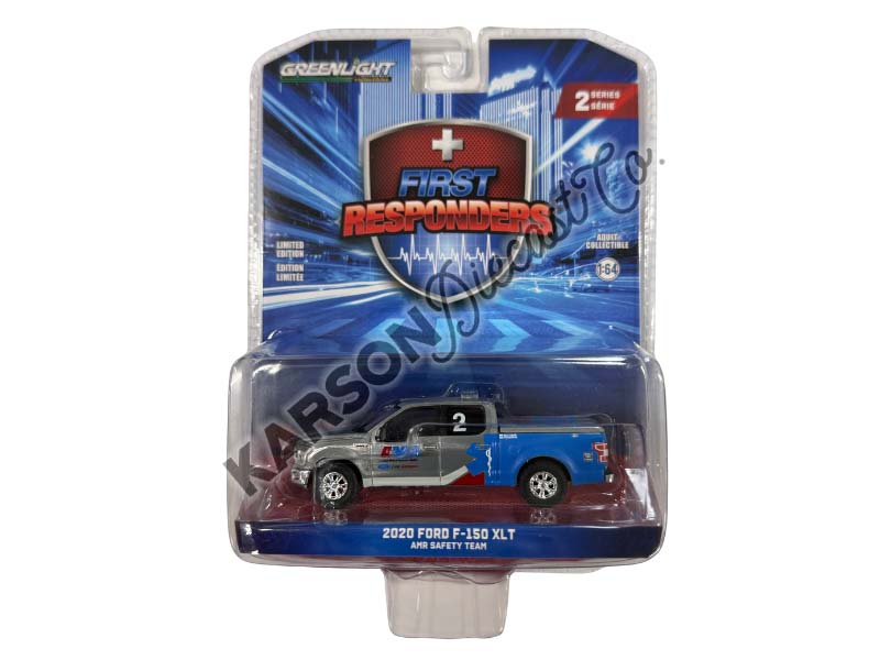 RAW CHASE 2020 Ford F-150 XLT – AMR Safety Team (First Responders Series 2) Diecast 1:64 Scale Model - Greenlight 67060F