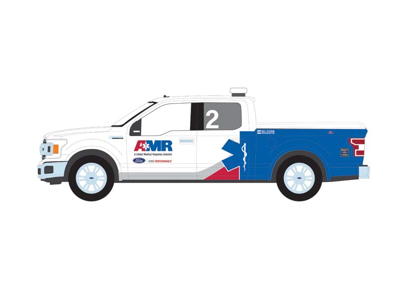 PRE-ORDER 2020 Ford F-150 XLT – AMR Safety Team (First Responders Series 2) Diecast 1:64 Scale Model - Greenlight 67060F