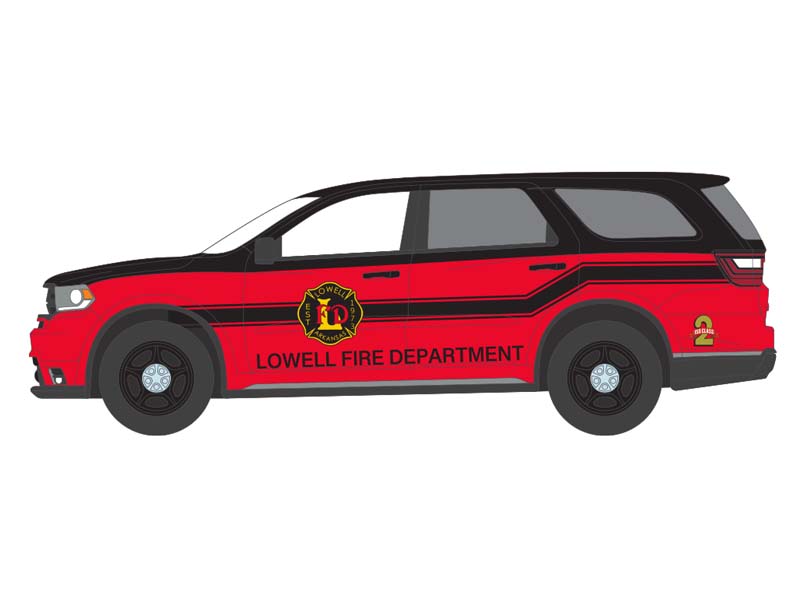 PRE-ORDER 2019 Dodge Durango - Arkansas, Lowell Fire Department (Fire & Rescue Series 5) Diecast 1:64 Scale Model - Greenlight 67070C