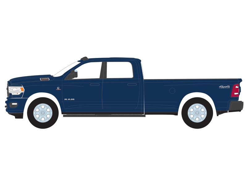 PRE-ORDER 2023 Ram 2500 Bighorn Sport Off-Road Package – Patriot Blue Pearl (Showroom Floor Series 5) Diecast 1:64 Scale Model - Greenlight 68050A