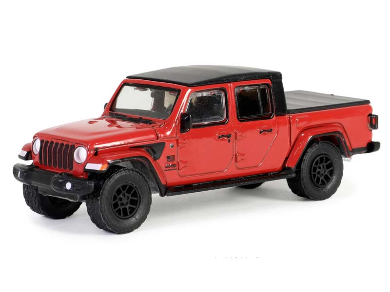 2023 Jeep Gladiator Freedom – Firecracker Red (Showroom Floor Series 5) Diecast 1:64 Scale Model - Greenlight 68050B