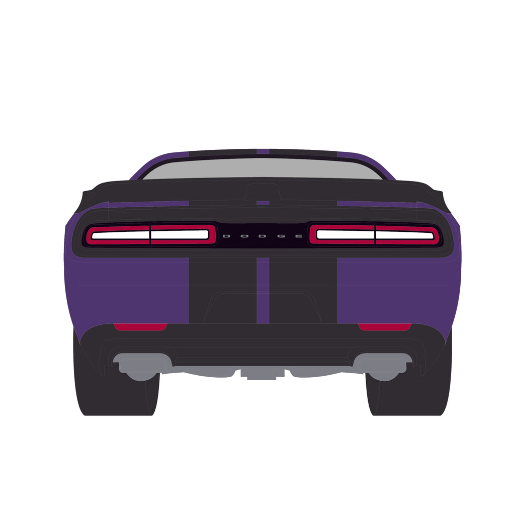 2023 Dodge Challenger SRT Hellcat Jailbreak - Plum Crazy (Showroom Floor Series 7) Diecast 1:64 Scale Model - Greenlight 68070A